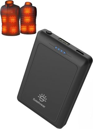 Soleilwear Power Bank for Heated Vest 10000mAh/5V