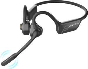 MONODEAL
Bone
Conduction
Headphones
with
Mic,Open
Ear
Headphones
Wireless