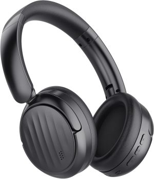 Bluetooth Headphones, Hybrid Active Noise Cancelling Over Ear Headphones