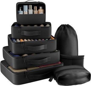 8 Set Packing Cubes for Travel,Luggage Organizers for Travel Accessories